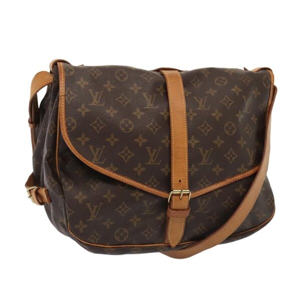 LOUIS VUITTON Monogram Saumur 35 Shoulder Bag - Picture 1 of 16